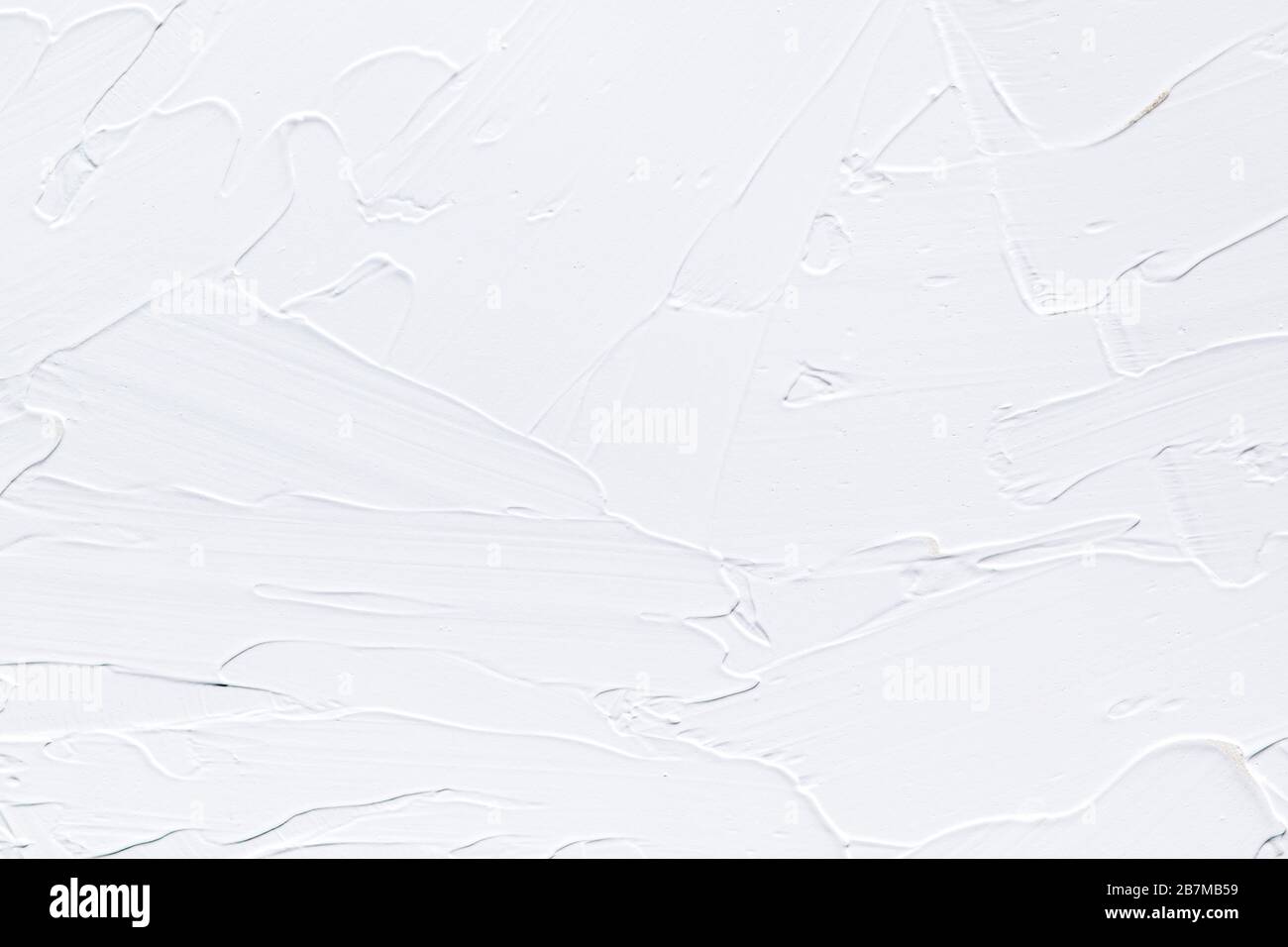 Plastered white wall surface texture, close-up. Perfect for background image. Stock Photo