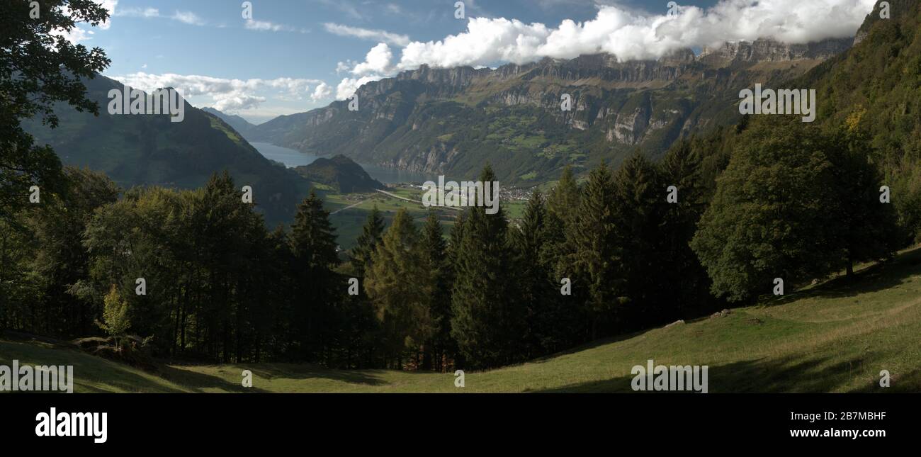Swiss alps from above beautiful hi-res stock photography and images - Alamy