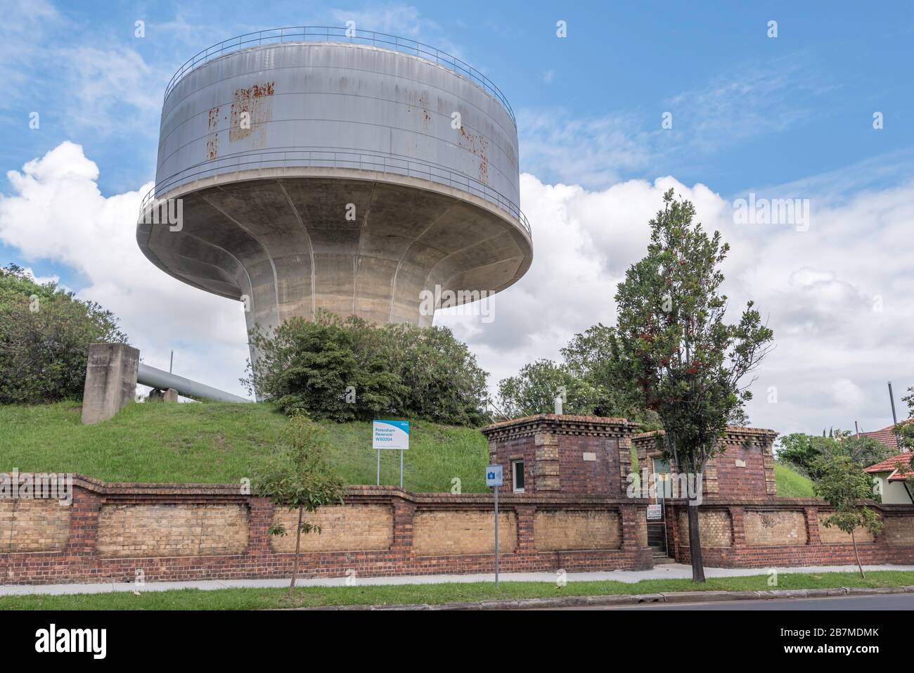 The water reservoir on Canterbury Road in Petersham was originally