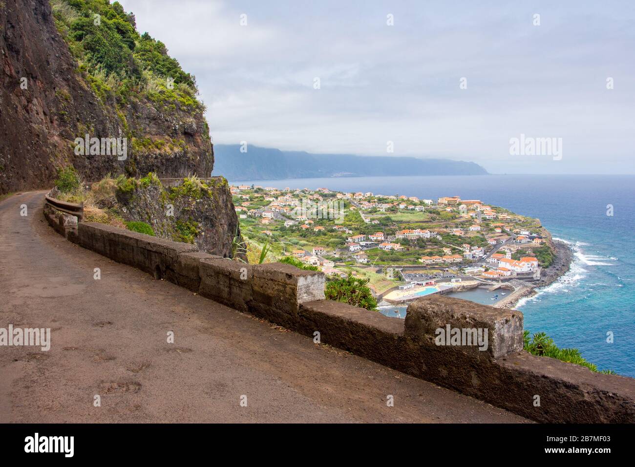 Picture of Madeira old coast road Ponta delgada in madeira north coast panorama ...