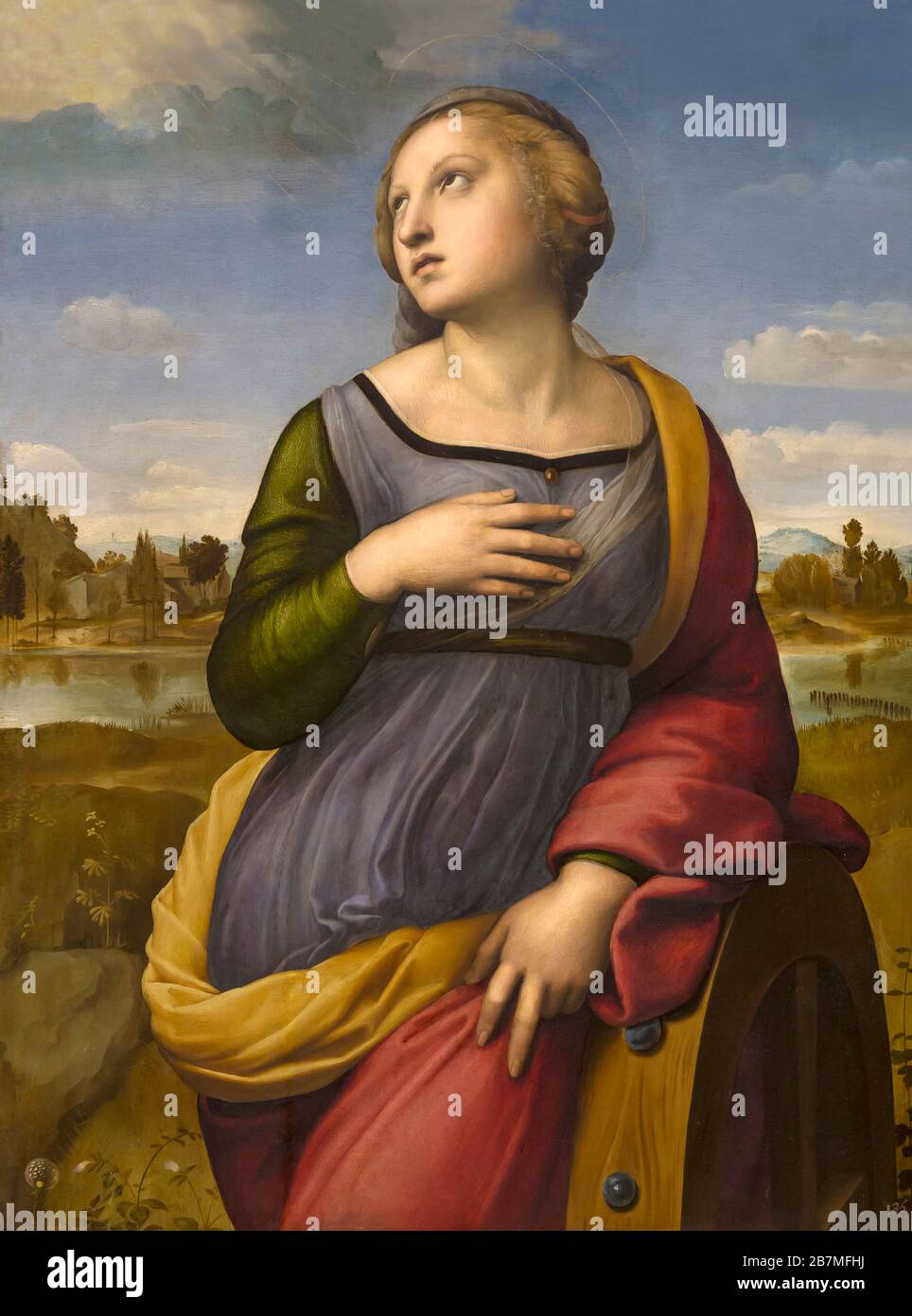 Saint Catherine of Alexandria 1507 by Raphael - Raffaello