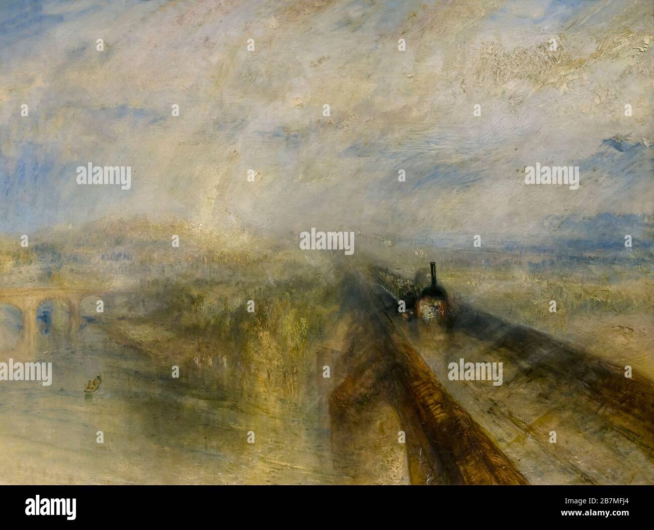Rain Steam And Speed The Great Western Railway Jmw Turner 1844 Stock Photo Alamy