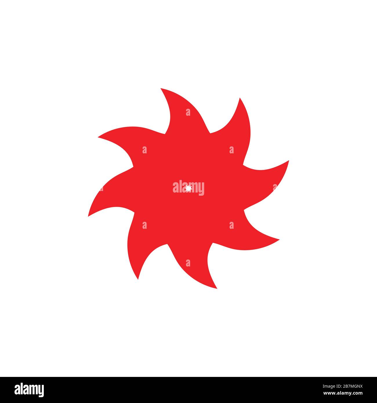 saw circle curves abstract industrial logo vector Stock Vector
