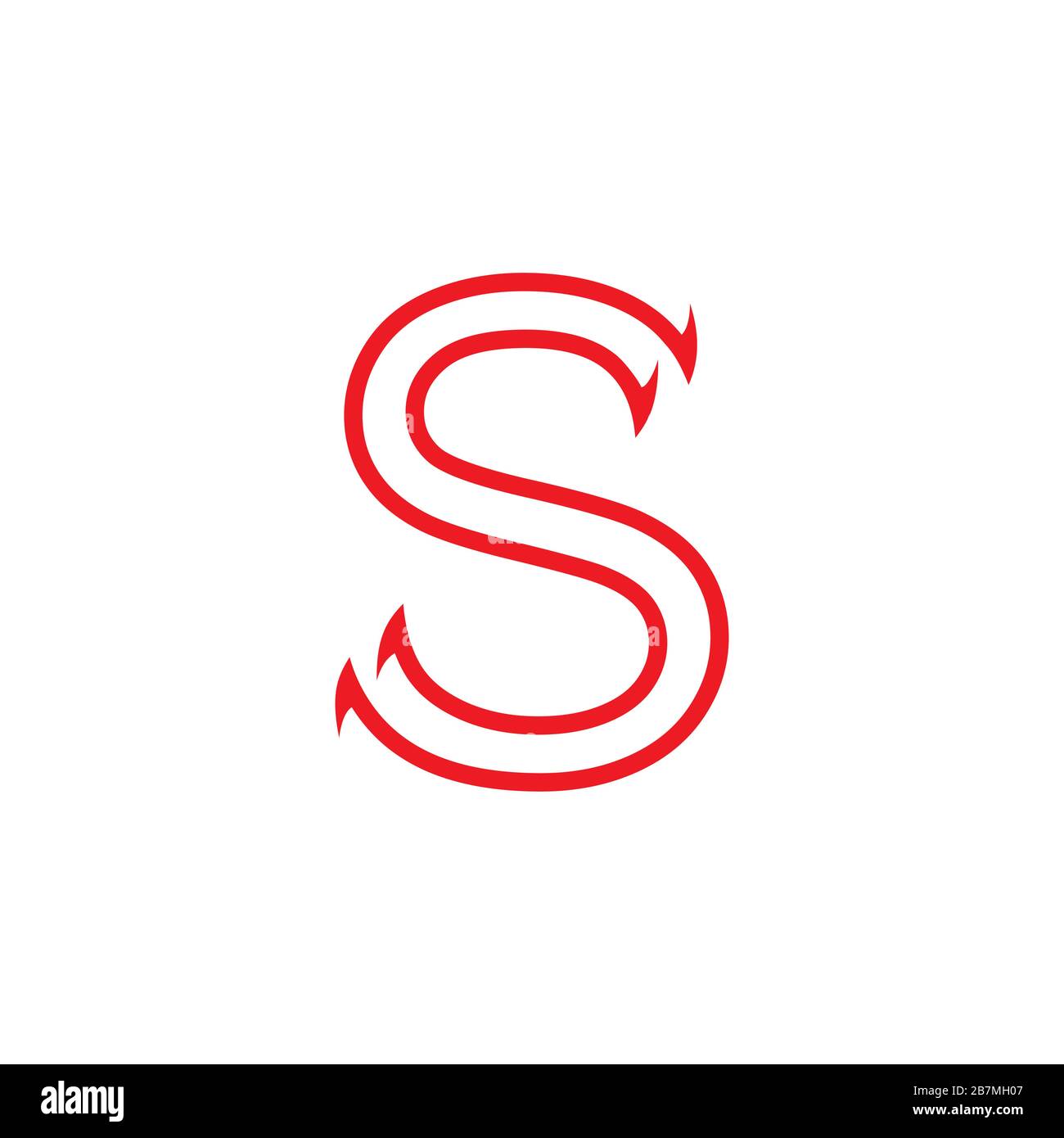 letter s simple arrow motion logo vector Stock Vector Image & Art - Alamy