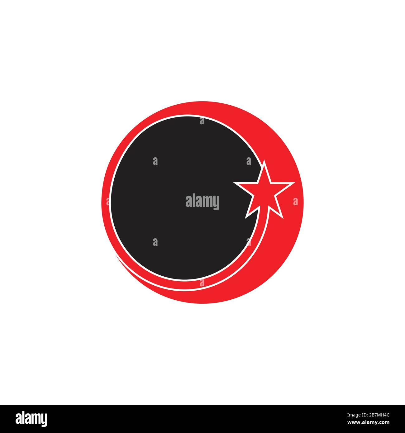 stars circle motion geometric design logo vector Stock Vector