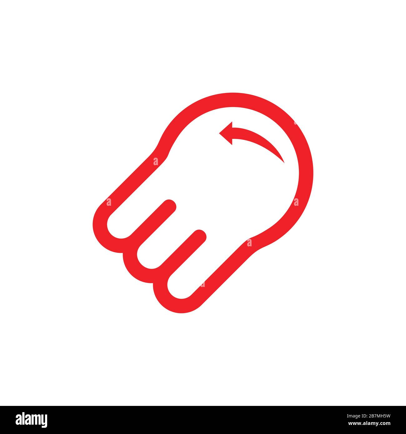 meteor cute movement logo vector Stock Vector
