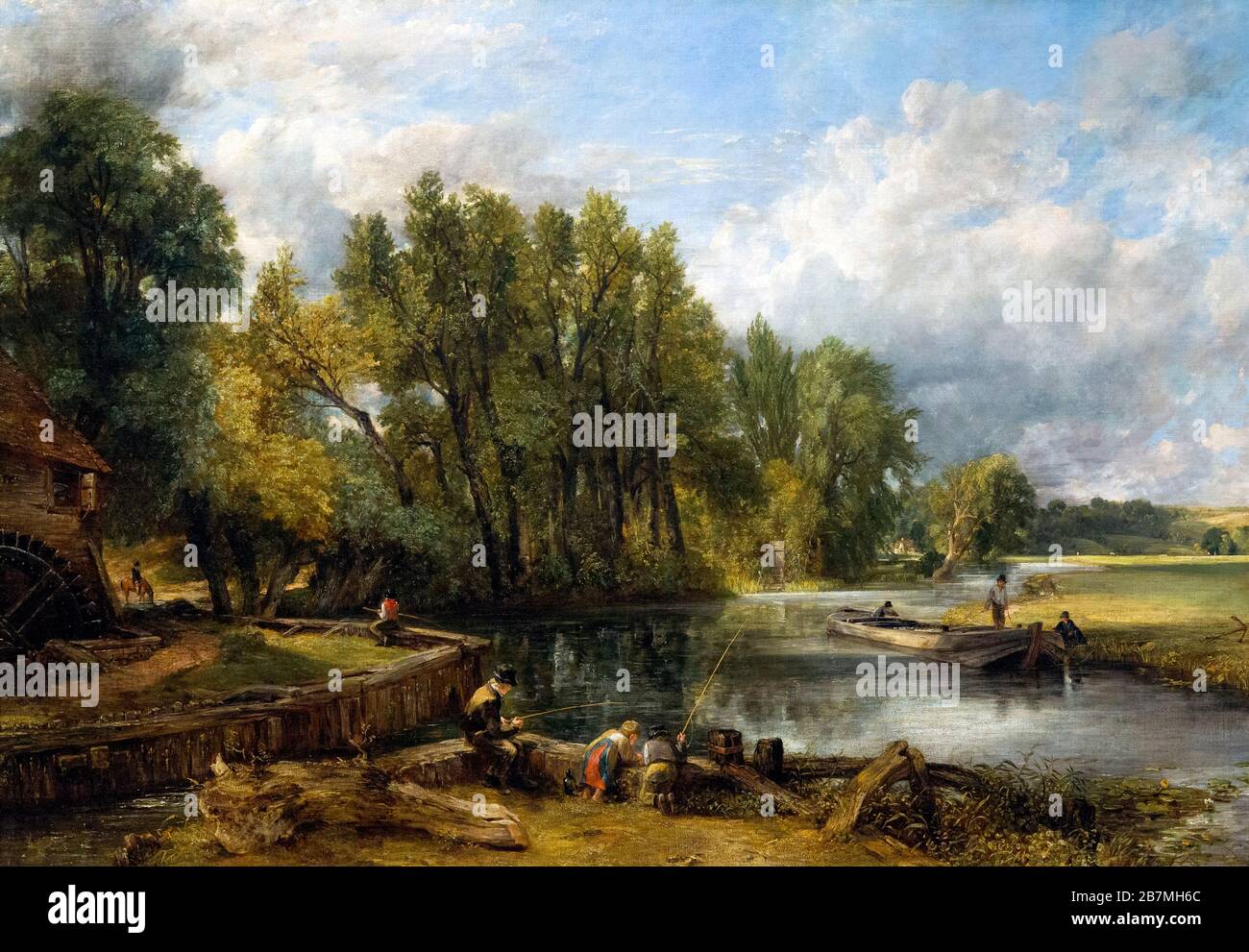 Stratford Mill, John Constable, 1820, Stock Photo