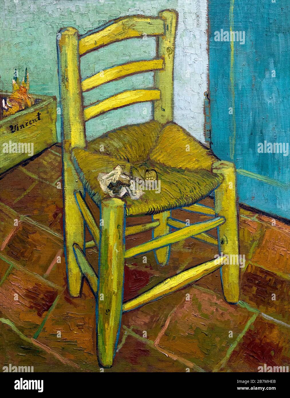Van Gogh's Chair, Vincent van Gogh, 1888 Stock Photo Alamy