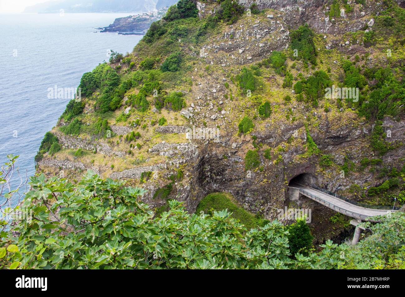 Madeira portugal old coastal road hires stock photography and images