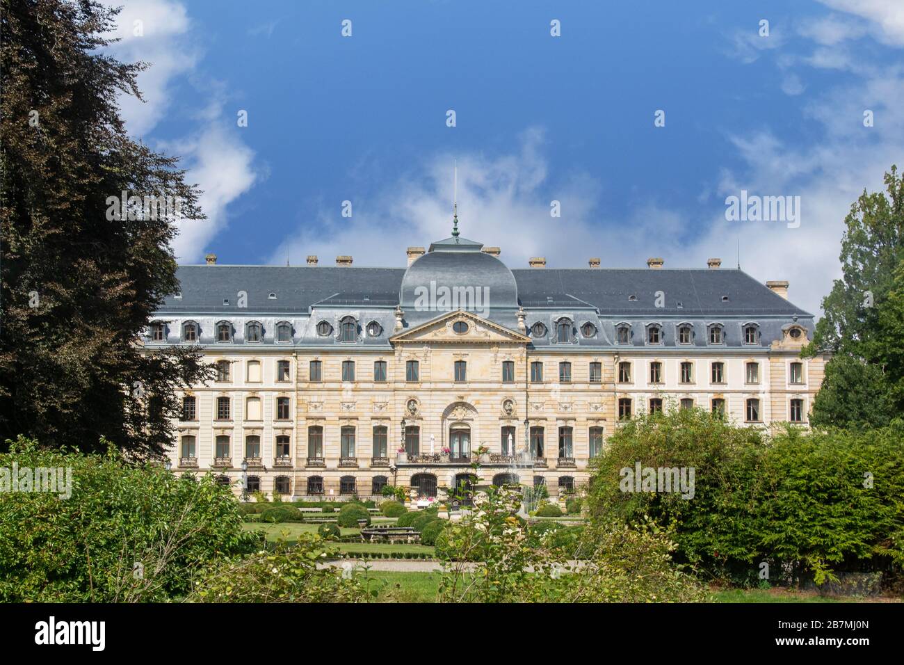 The Princely Fürstenberg Palace in Donaueschingen in the Blackforest / Germany Stock Photo