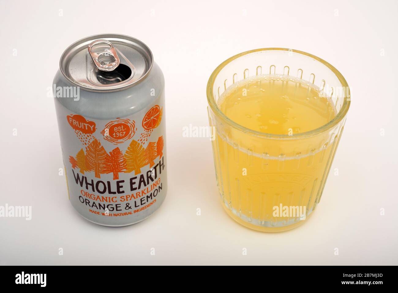 Whole Earth organic drink Stock Photo
