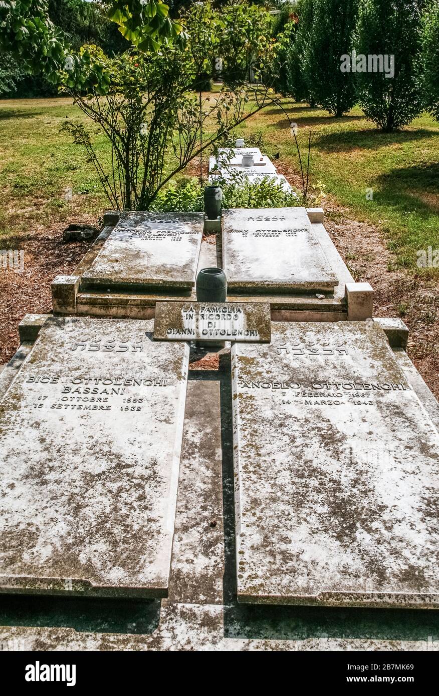Ferrara italy jewish cemetery hi-res stock photography and images - Alamy, image size:876x1390