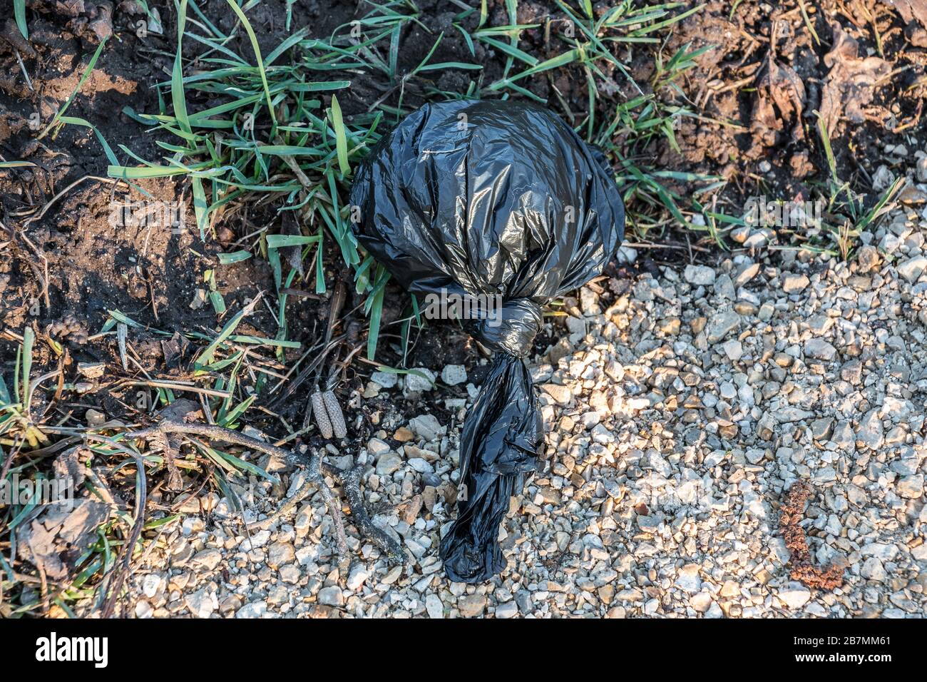 Plastic bag dog waste hires stock photography and images Alamy