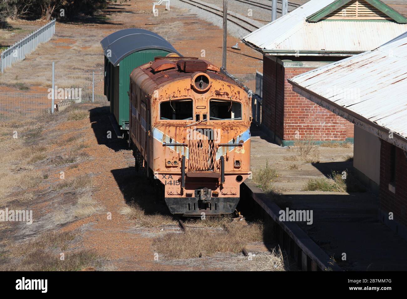 Old Rail centre at Narrogin, Western Australia Stock Photo Alamy