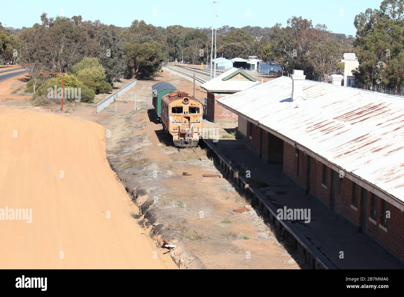 Old Rail centre at Narrogin, Western Australia Stock Photo Alamy