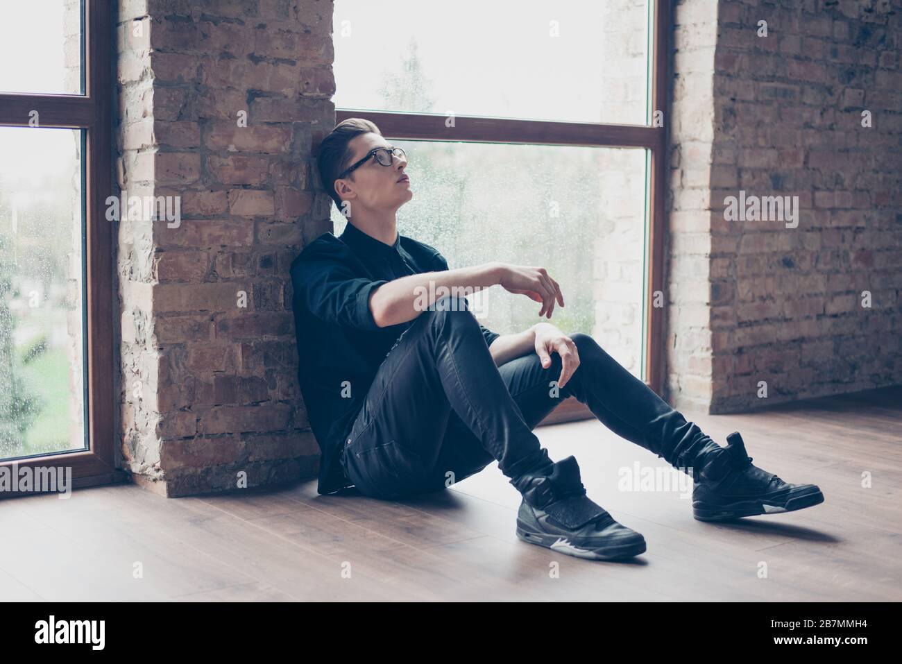 black outfit boy