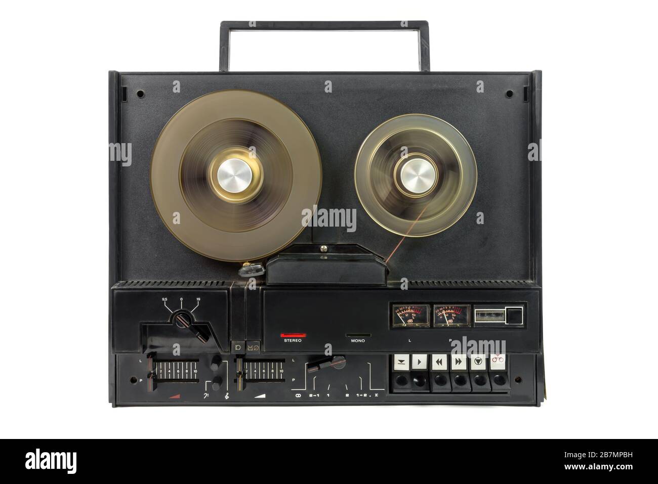 Magnetic tape machine Cut Out Stock Images & Pictures - Alamy