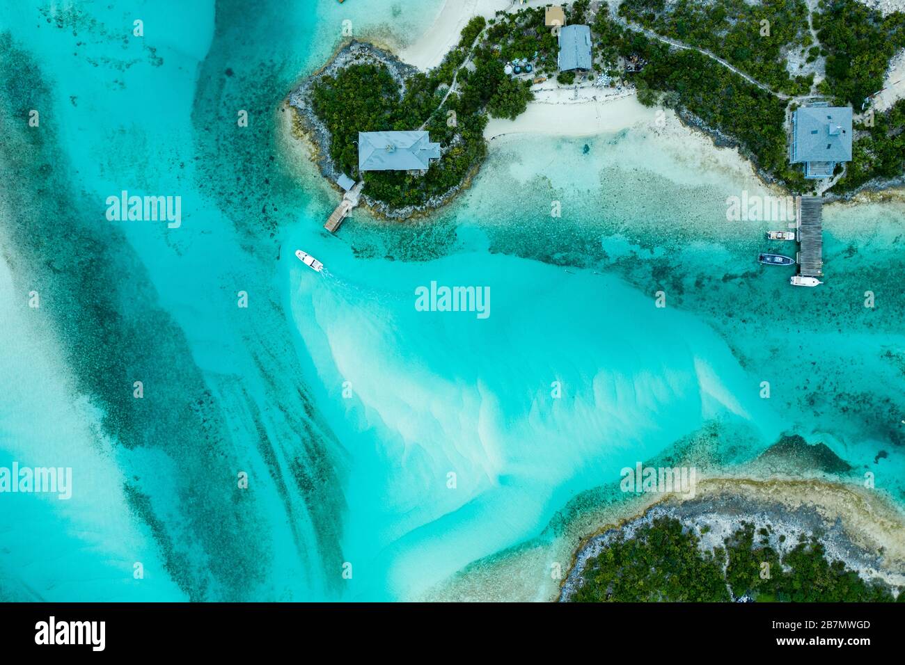 Exuma Cays Land and Sea Park, Exuma Island Chain, Bahamas Stock Photo