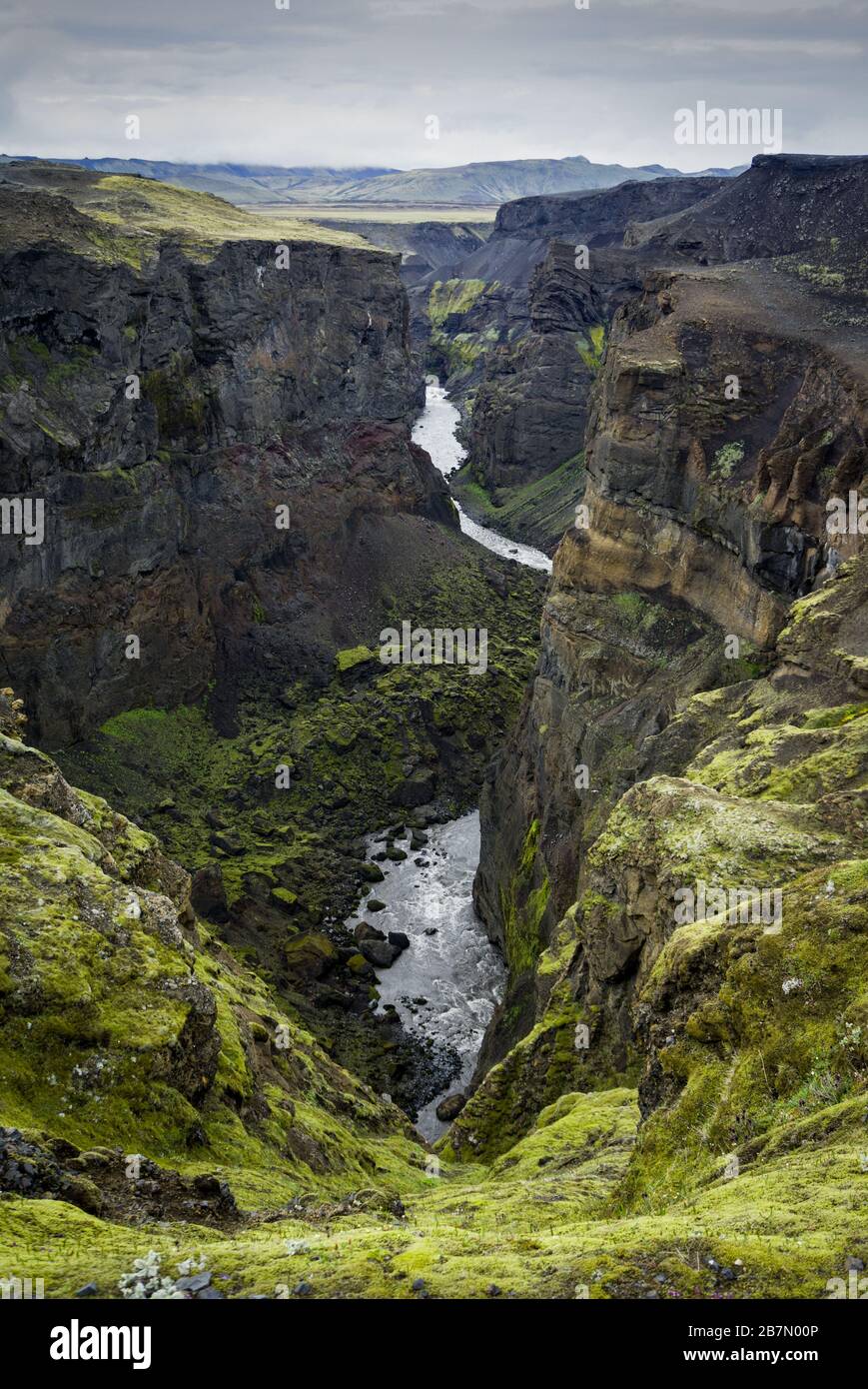 Markarfljótsgljúfur - canyon of the river Markarfljót near by Emstrur