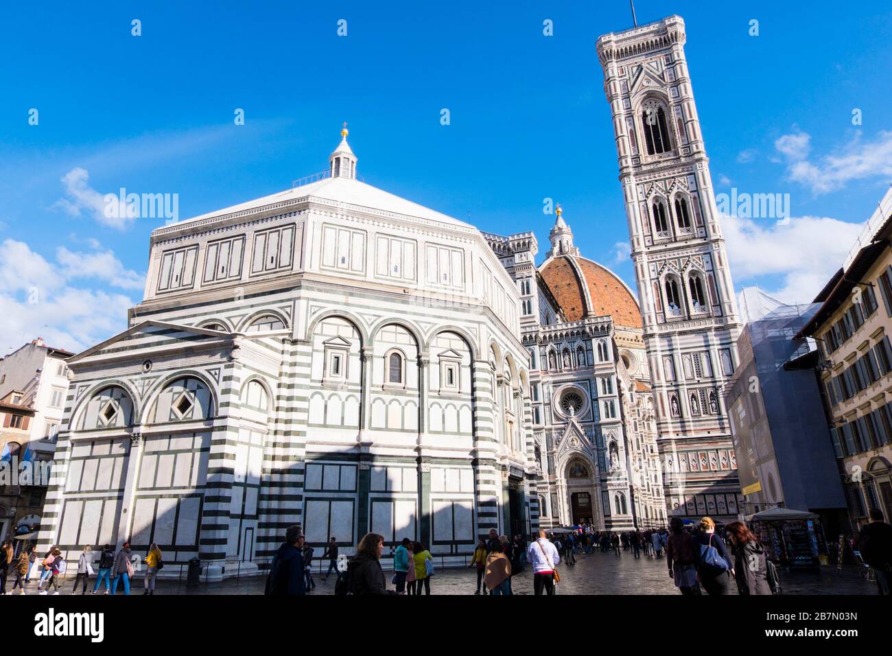Cattedrale di Santa Maria del Fiore, Cathedral of Florence, Piazza del Duomo, Florence, Italy Stock Photo