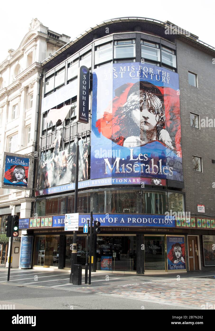 The Sondheim Theatre in London Stock Photo Alamy