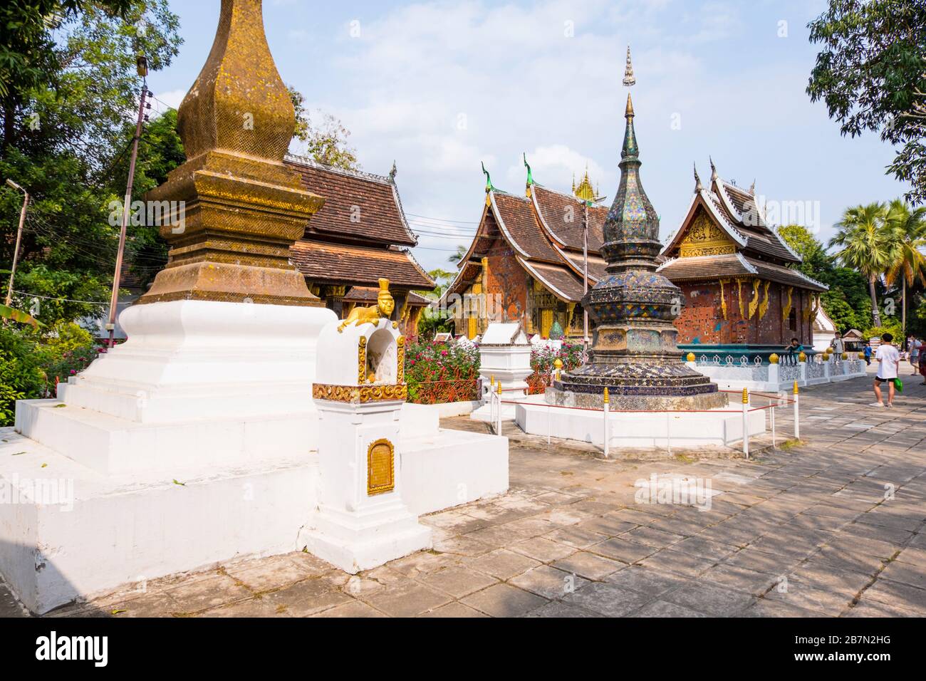 Wat Xiengthong, old town, Luang Prabang, Laos Stock Photo - Alamy