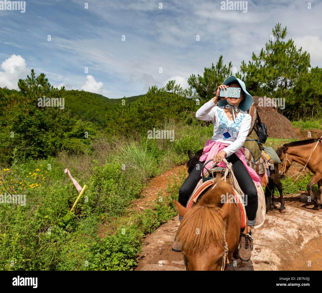 An area near Lashi Hai that was part of the Ancient Tea Horse Road