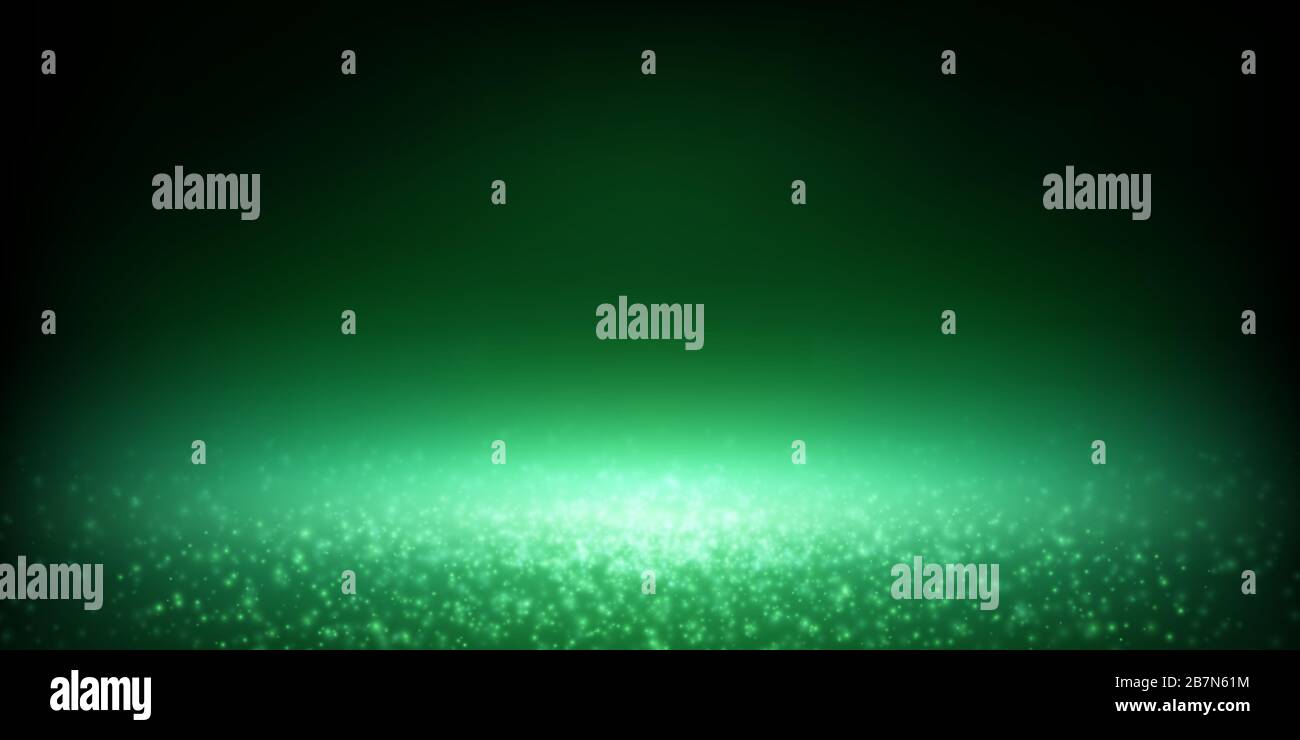falling glittering dust spotlight, luxury blurred lights bokeh. vector Stock Vector