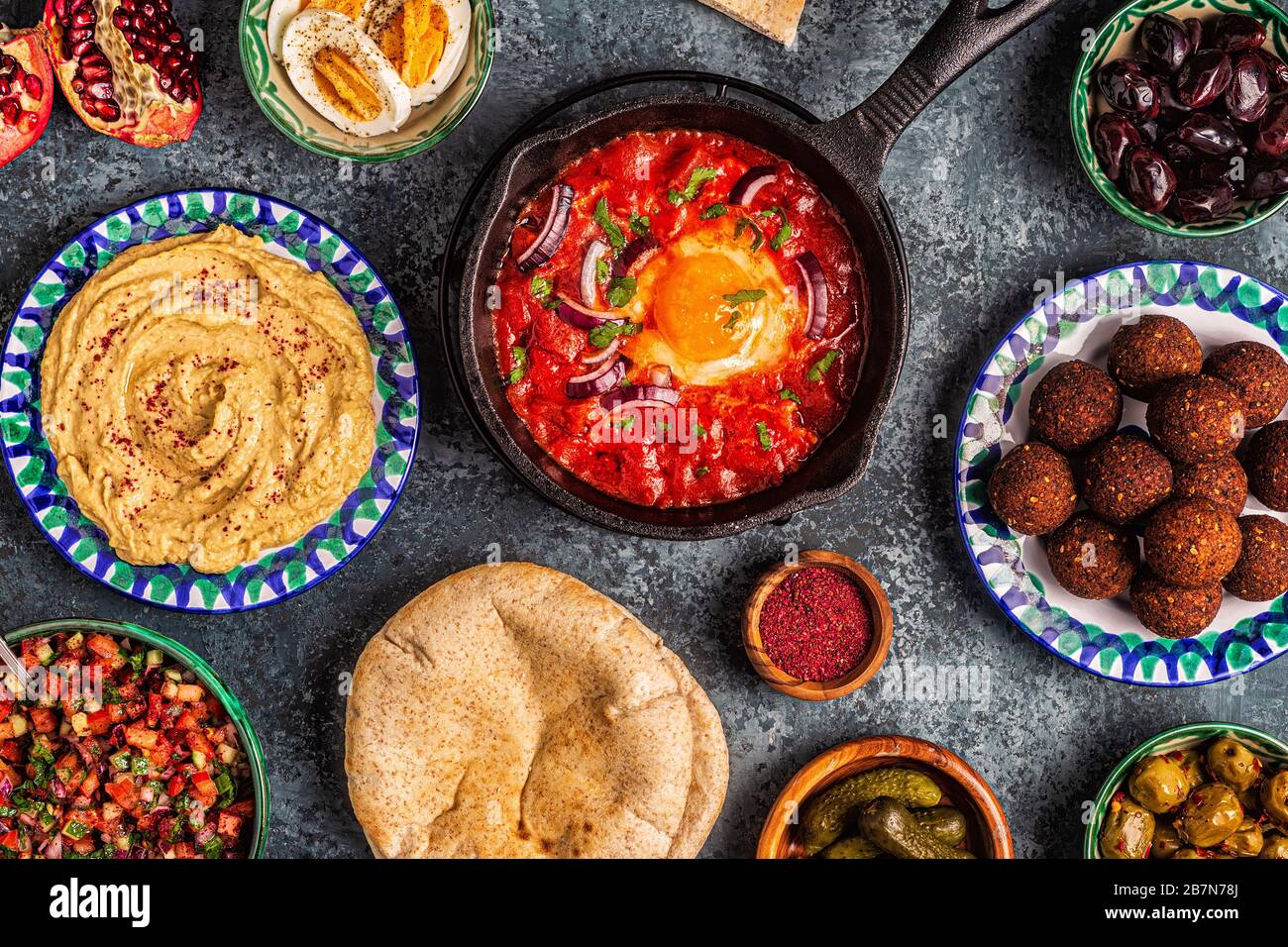 Traditional israeli cuisine dishes hi-res stock photography and images ...