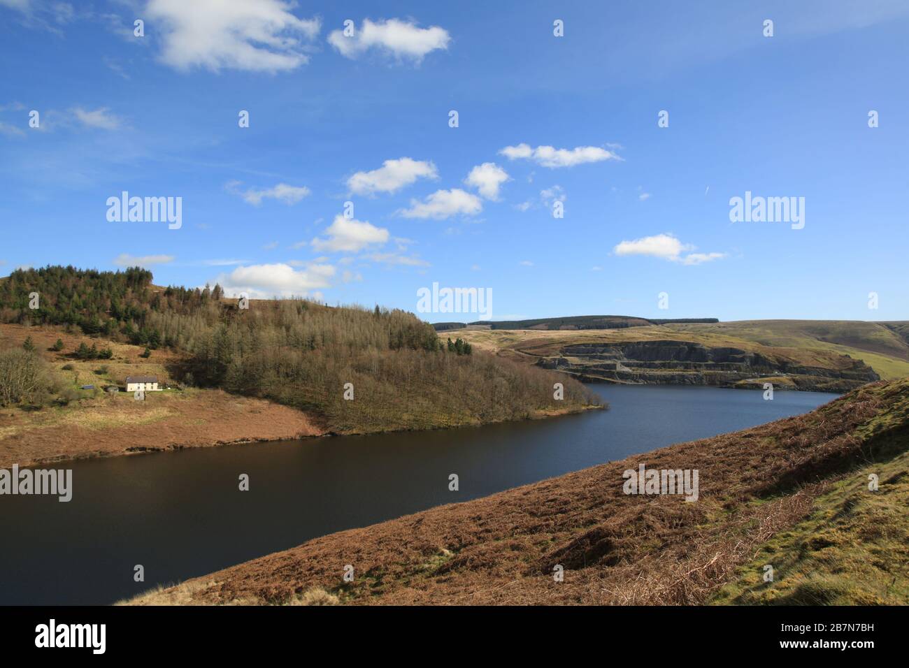 Llyn Brianne reservoir, Llandovery, Wales, UK Stock Photo Alamy