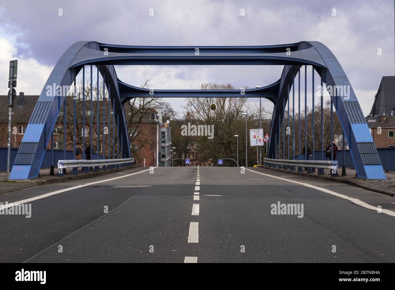 Burtscheider Bridge in Aachen Stock Photo