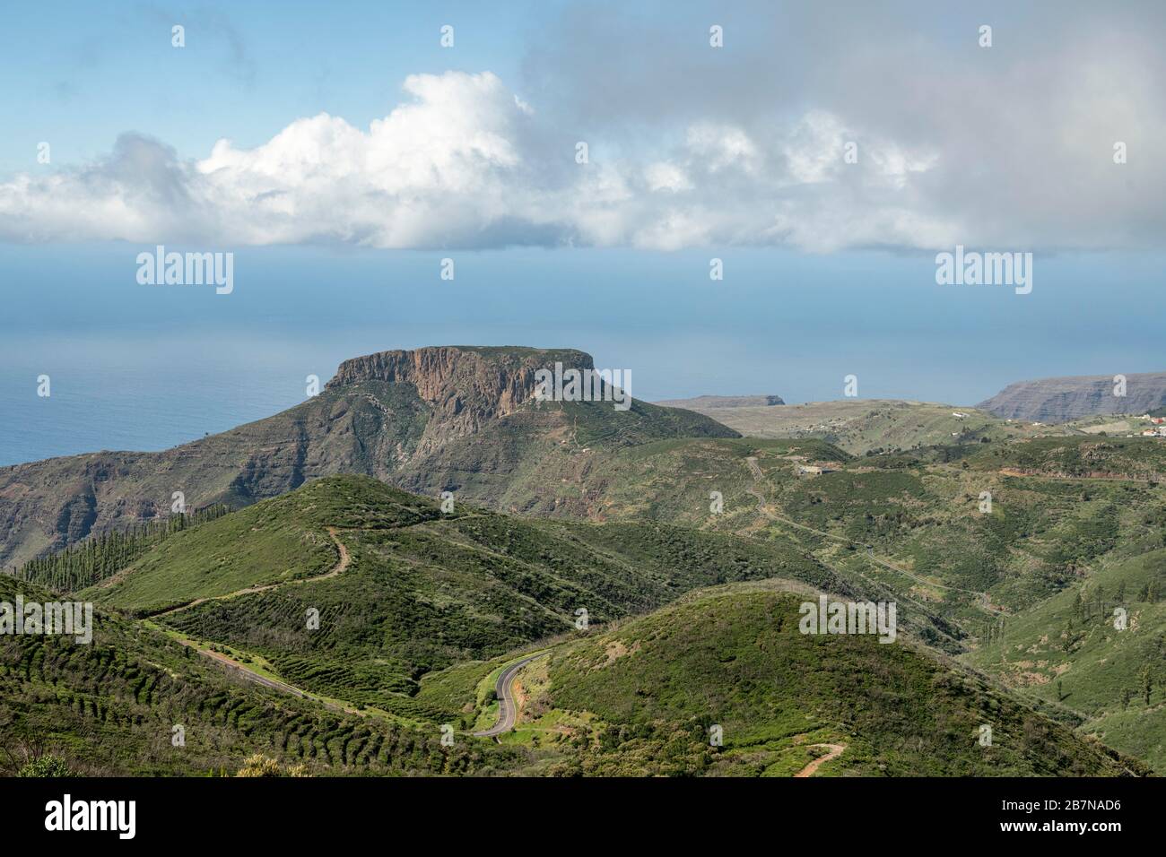 Table Mountain in the West of La Gomera; La Gomera; Canary Islands