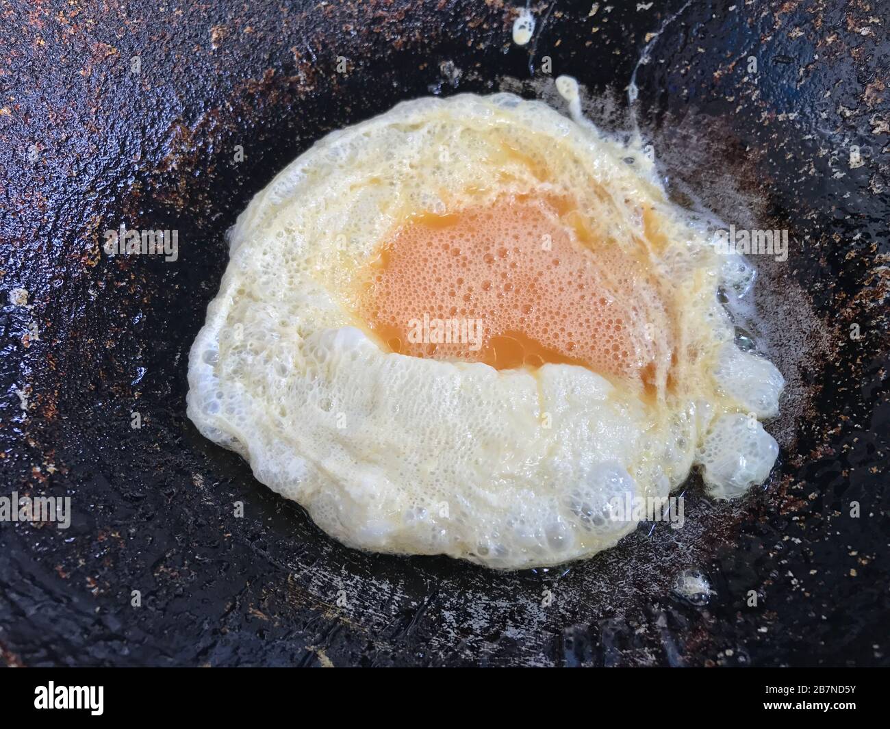 Omelet in a pan of hot, fried eggs, protein from eggs, egg dishes, egg