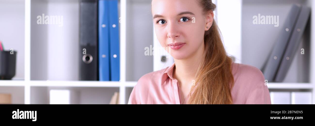 Young woman using tablet Stock Photo