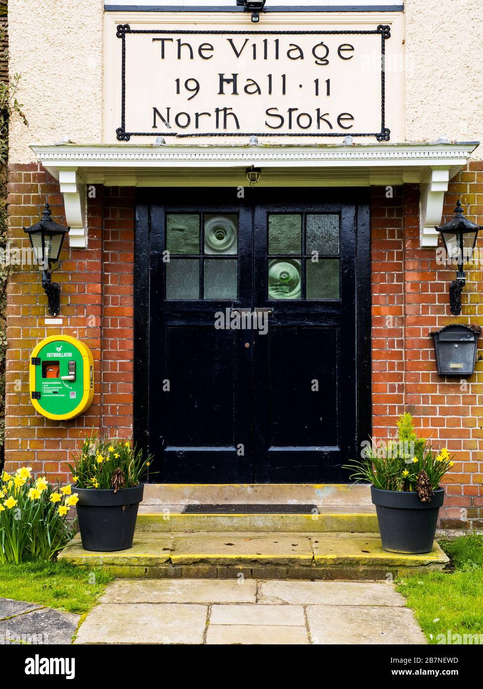 The Village Hall, North Stoke, South Oxfordshire, England, UK, GB Stock
