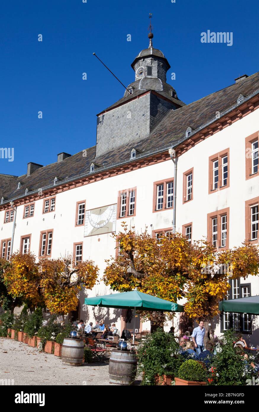 Schloss Berleburg Castle, Bad Berleburg, Wittgensteiner Land district, North Rhine-Westphalia, Germany, Europe Stock Photo