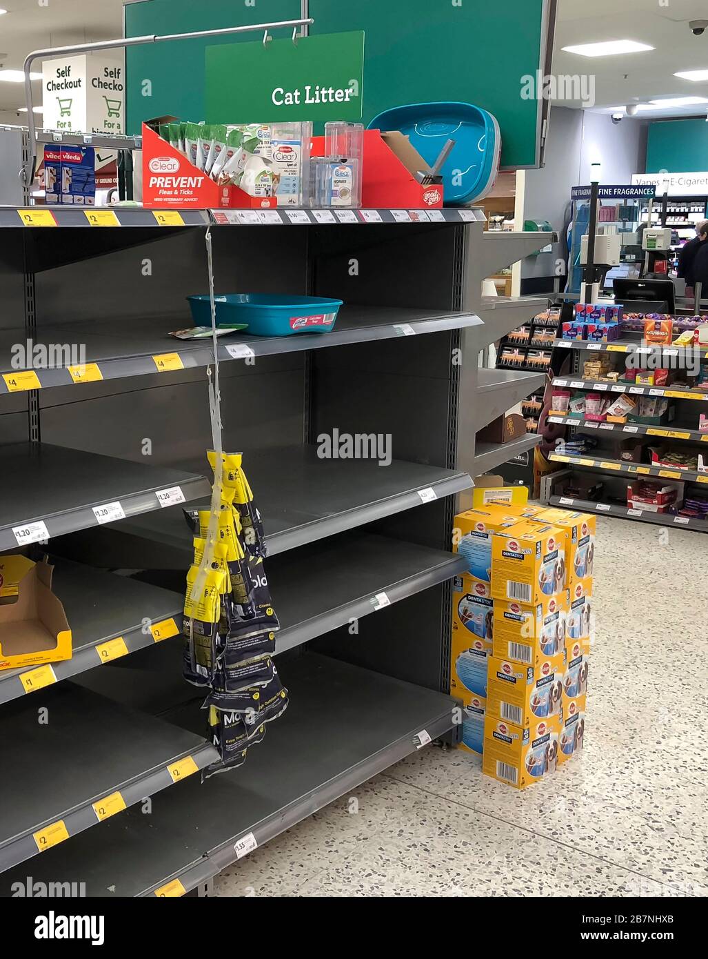 Empty shelves supermarket uk hires stock photography and images Alamy