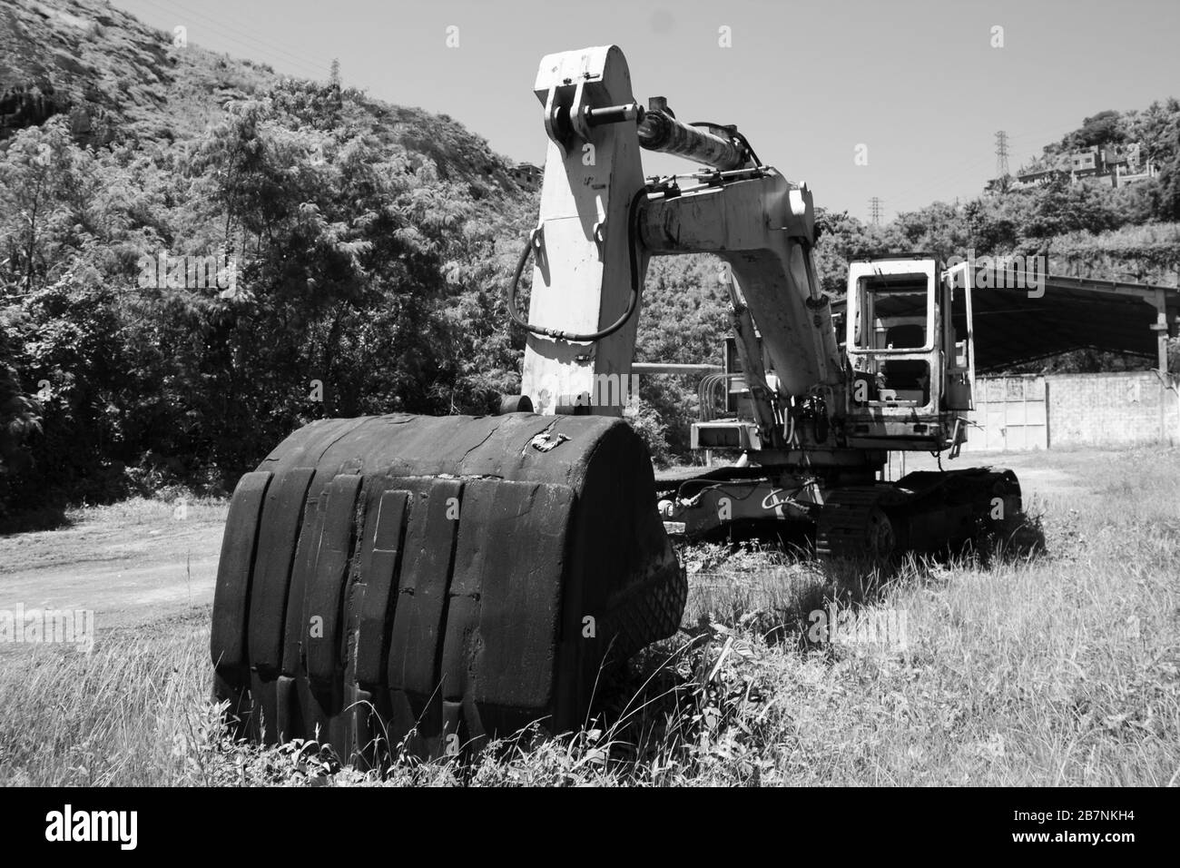 ABANDONED backhoe taken by MATO and RUST Stock Photo Alamy