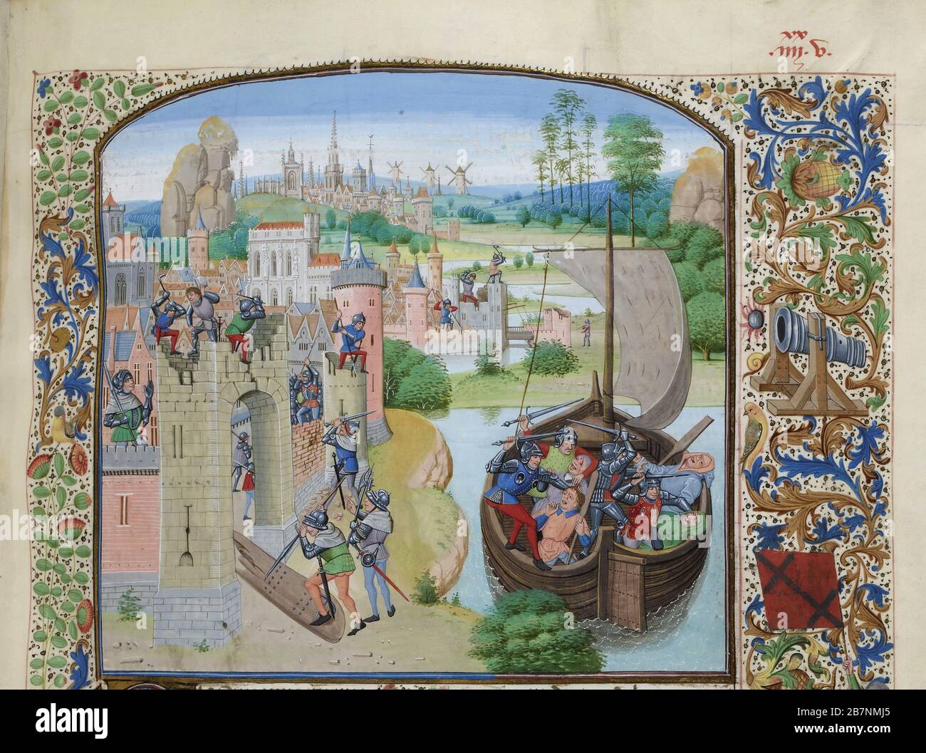 massacre-of-ghent-traders-at-audenarde-1380-miniature-from-the-grandes