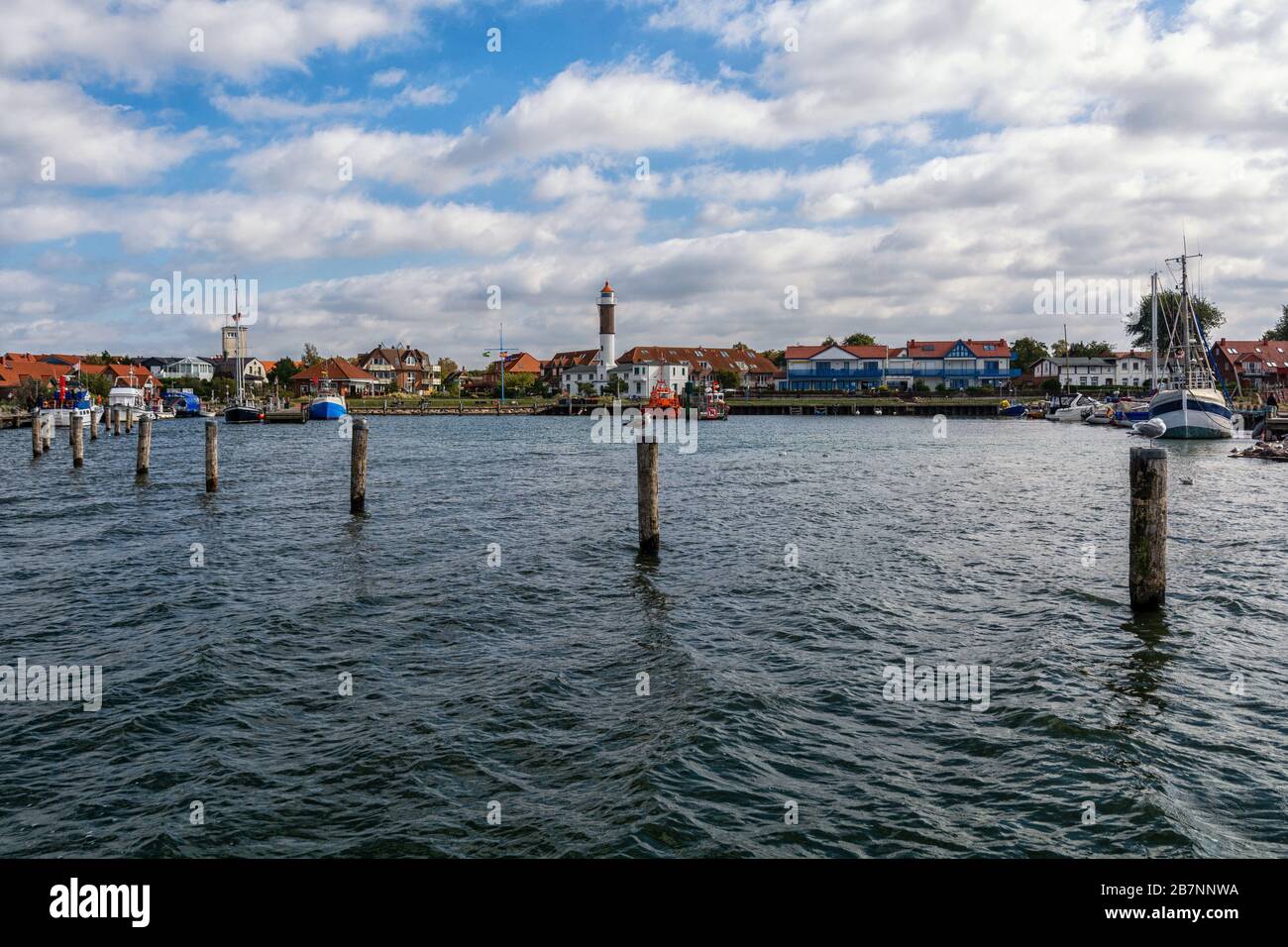 The port of Timmendorf on the island of Poel Stock Photo