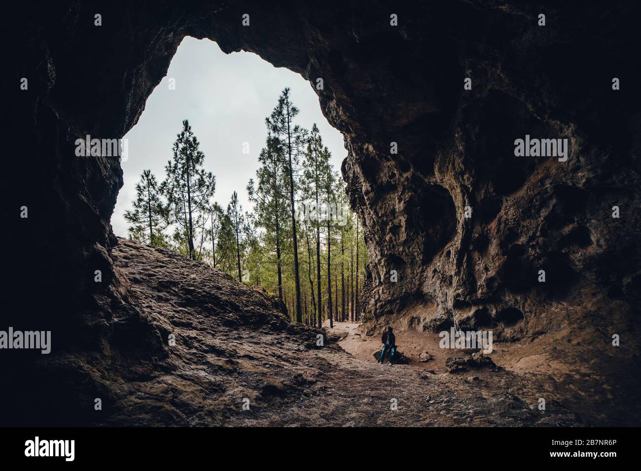 Forest cave hi-res stock photography and images - Alamy