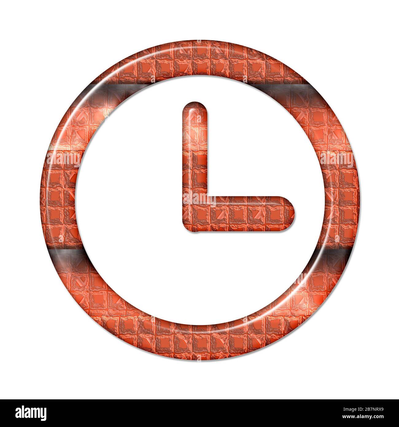 3D render of composite material pattern and texture symbol, sign and shape Stock Photo