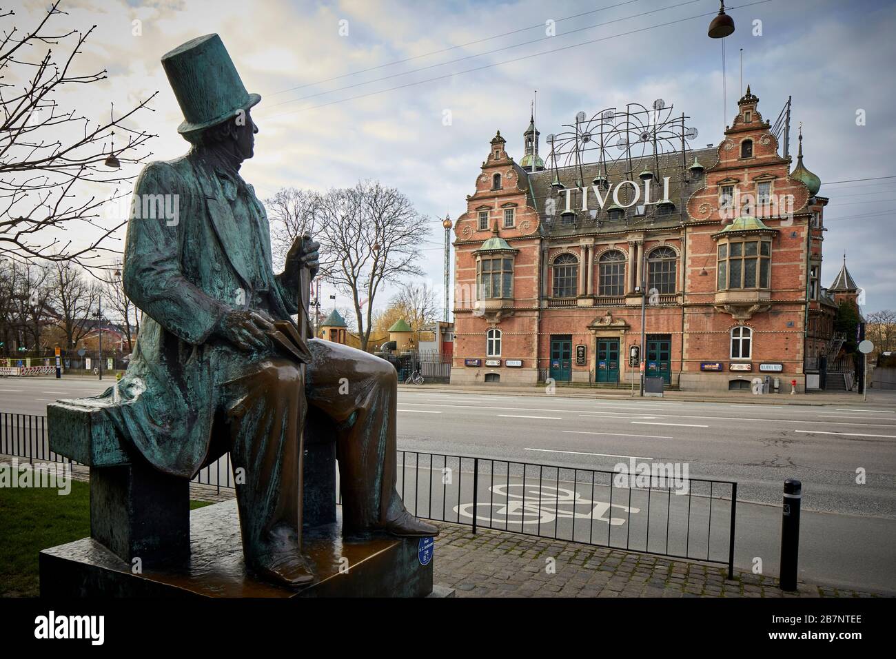 The Statue of H.C. Andersen at the City Square