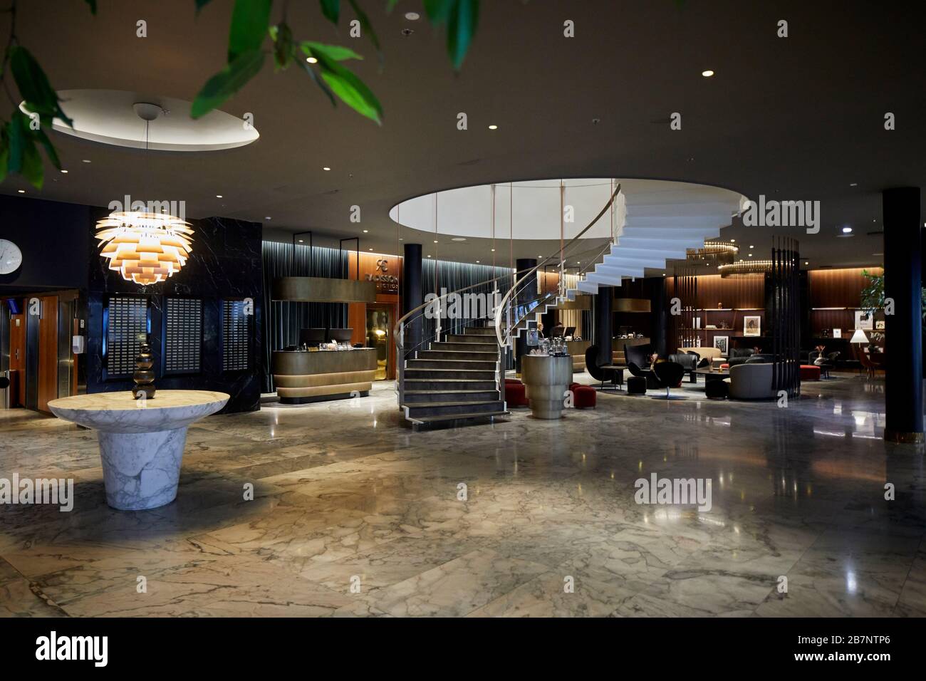 Copenhagen, Denmark’s capital, Danish luxury hotel SAS Radisson