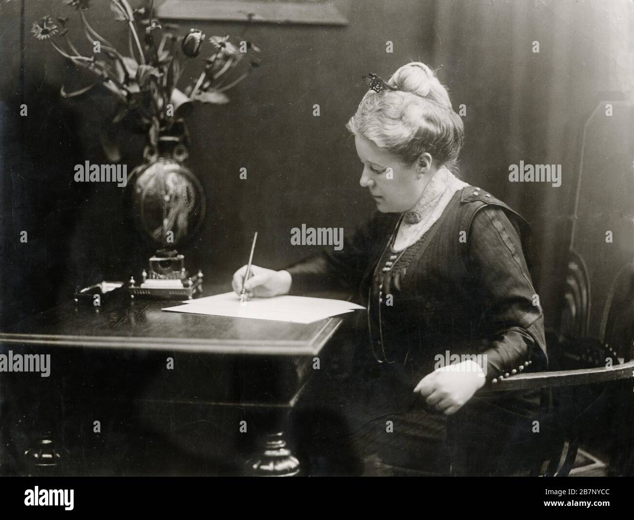 Swedish writer, Selma Lagerlof (1858-1940), Marbacka, Sweden. Stock Photo