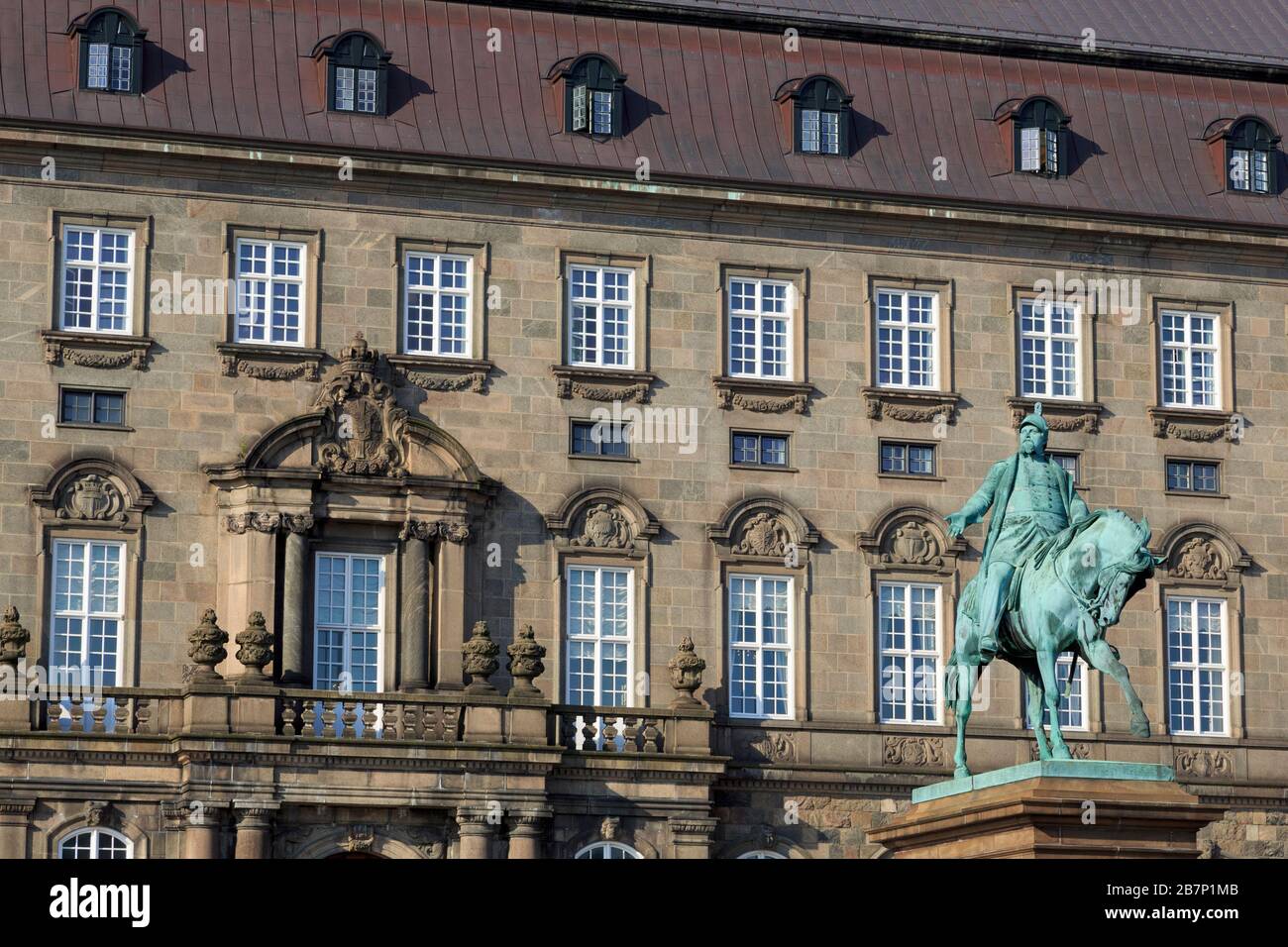 Christianborg Palace, Copenhagen, Zealand, Denmark, Europe Stock Photo