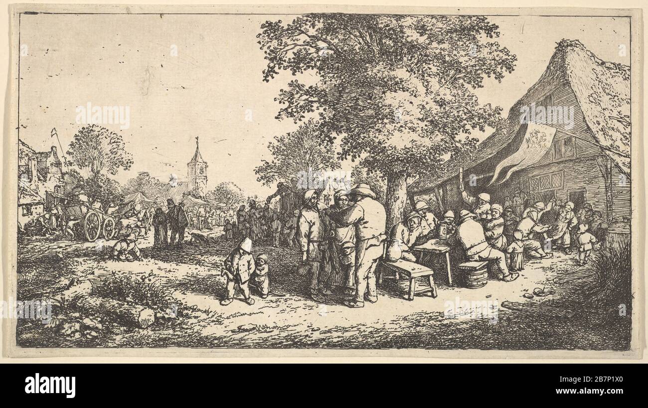 The Kermess Under the Great Tree, 1610-85. Stock Photo