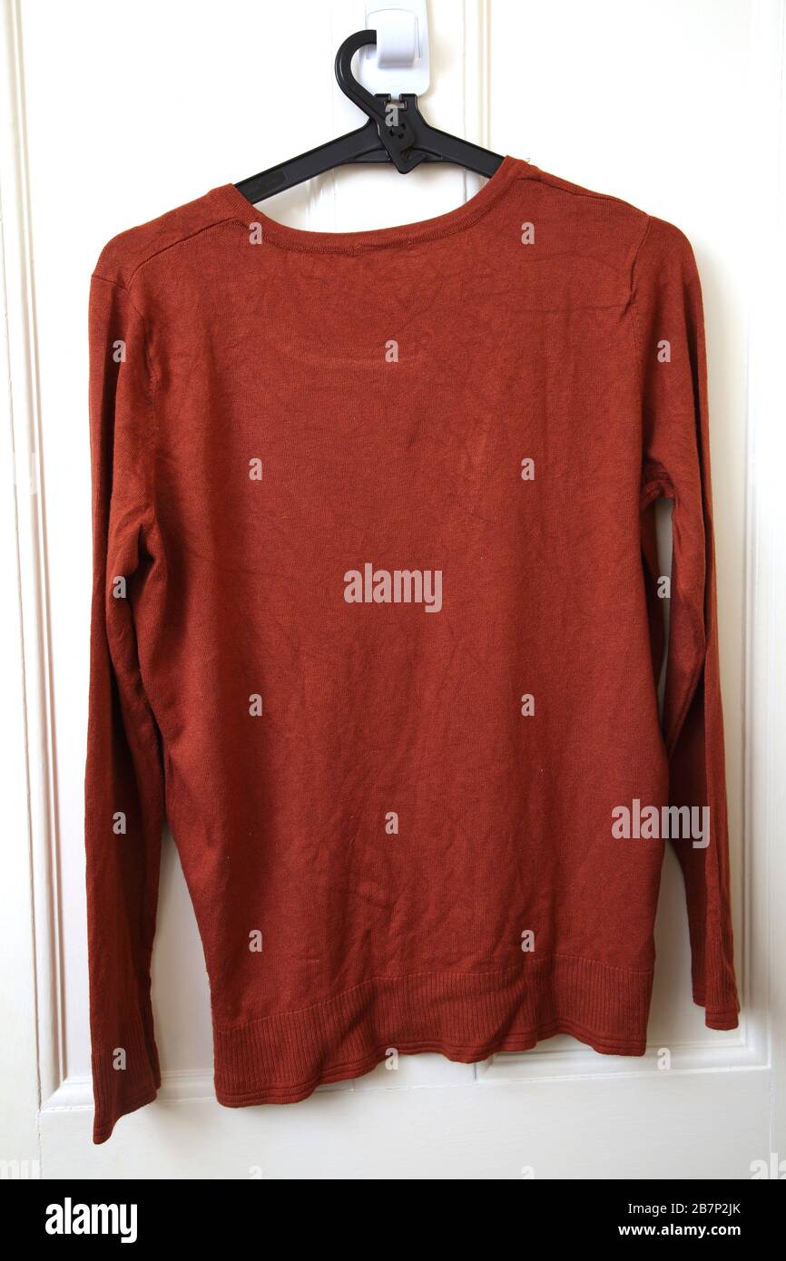 rust coloured jumper womens