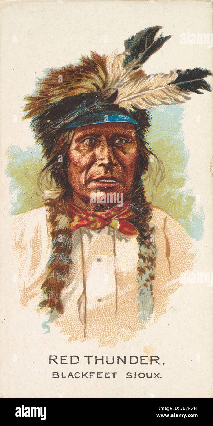 Red indian chiefs hi-res stock photography and images - Alamy
