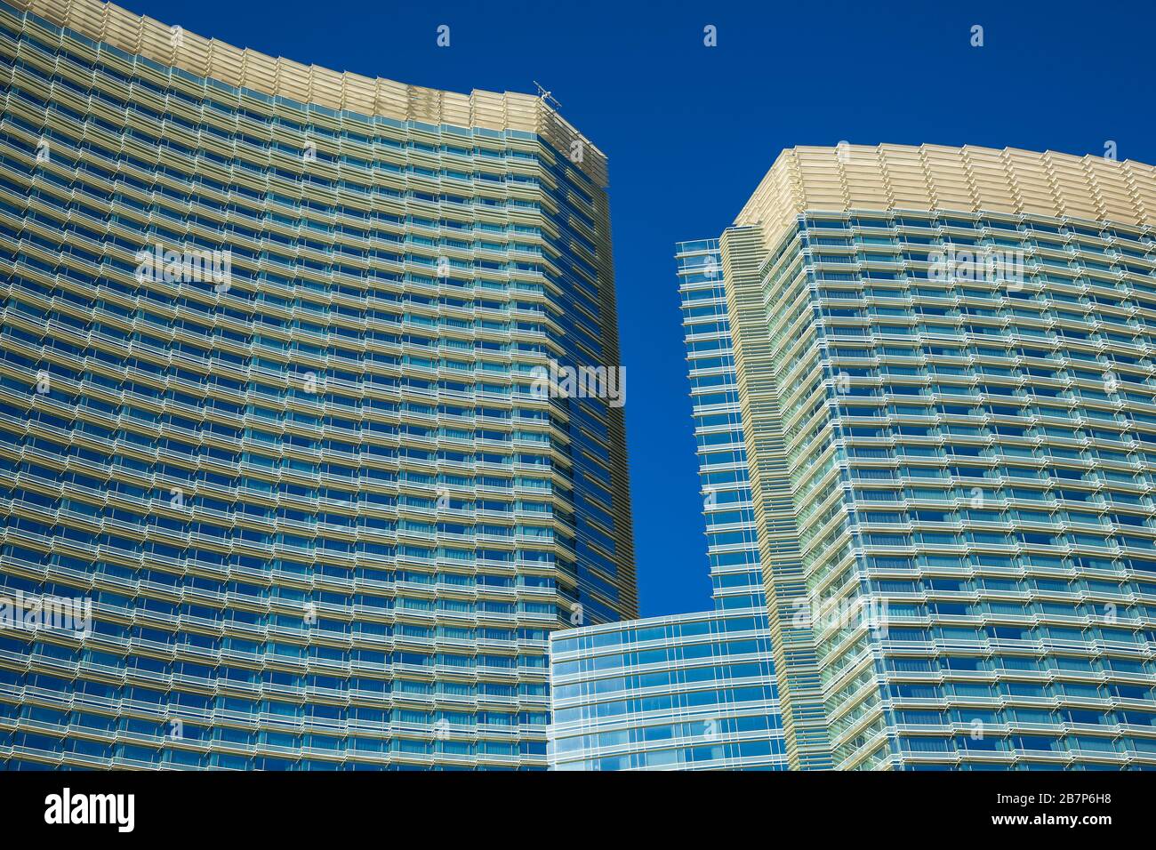 Modern building in day time with blue sky Stock Photo